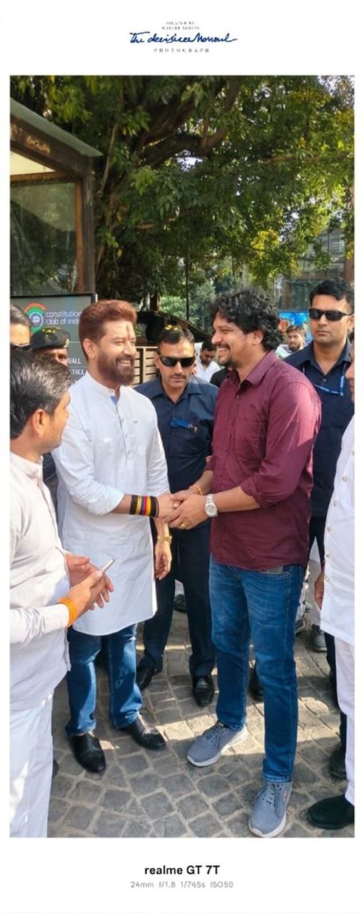 With Chirag Paswan