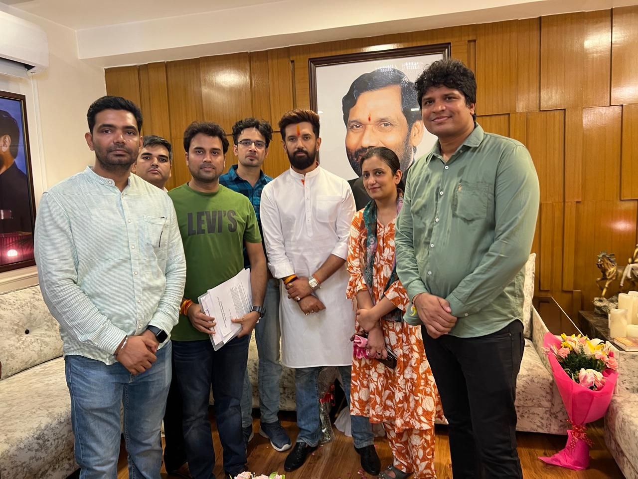 VVBS Team with Chirag Paswan